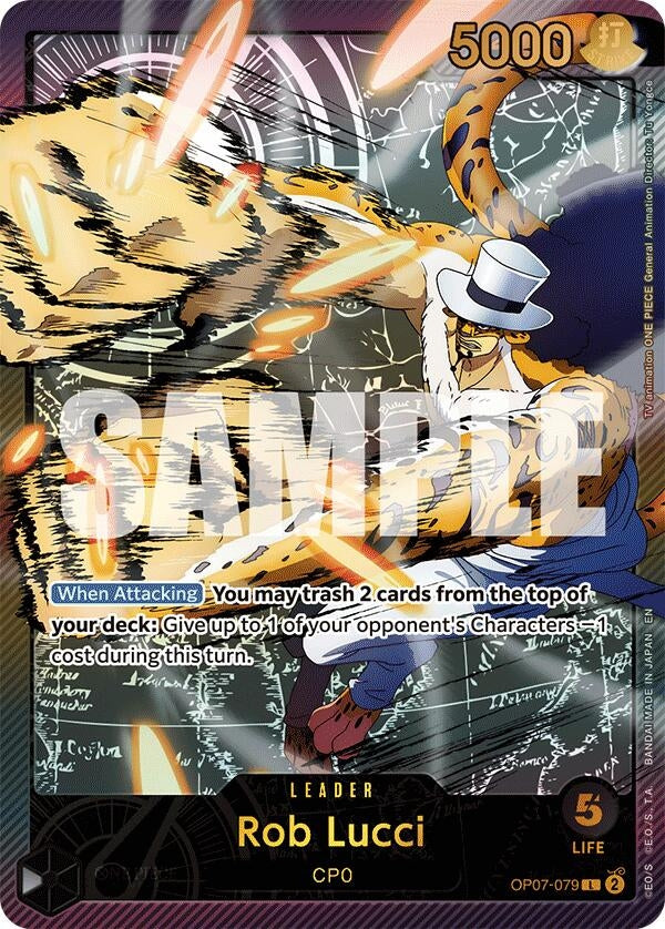 Image for Rob Lucci (SP) (OP07-079) (Extra Booster: Anime 25th Collection) - One Piece Card Game