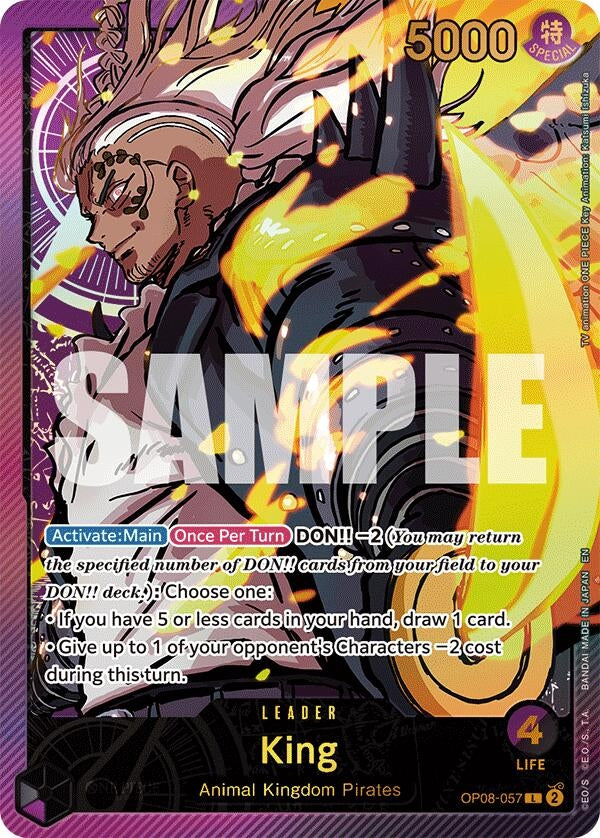 Image for King (SP) (OP08-057) (Extra Booster: Anime 25th Collection) - One Piece Card Game