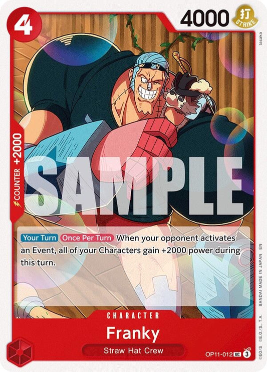 Image for Franky (OP11-012) (A Fist of Divine Speed) - One Piece Card Game