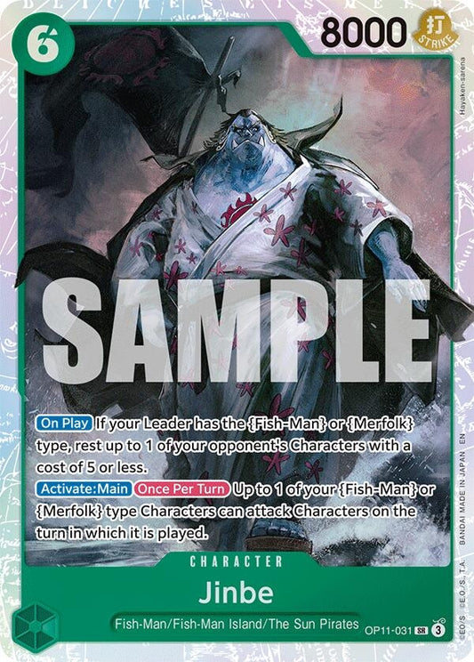 Image for Jinbe (031) (OP11-031) (A Fist of Divine Speed) - One Piece Card Game