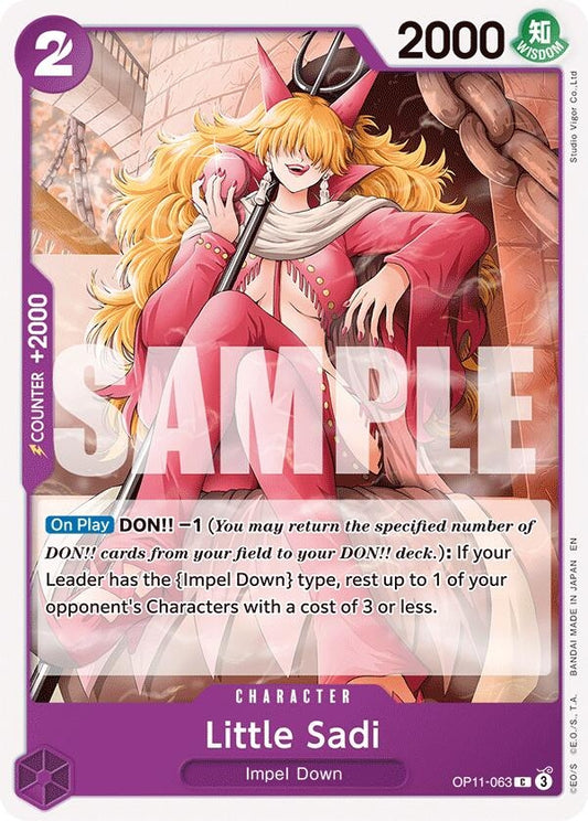 Image for Little Sadi (OP11-063) (A Fist of Divine Speed) - One Piece Card Game