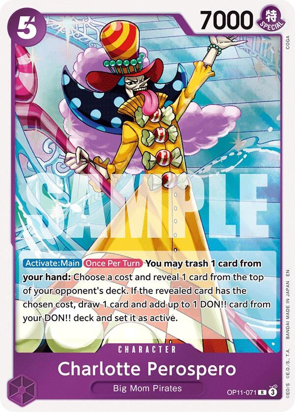 Image for Charlotte Perospero (OP11-071) (A Fist of Divine Speed) - One Piece Card Game