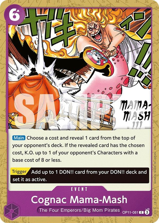 Image for Cognac Mama-Mash (OP11-081) (A Fist of Divine Speed) - One Piece Card Game