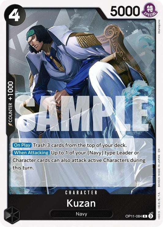 Image for Kuzan (OP11-084) (A Fist of Divine Speed) - One Piece Card Game