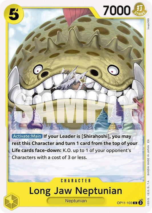 Image for Long-Jaw Neptunian (OP11-103) (A Fist of Divine Speed) - One Piece Card Game