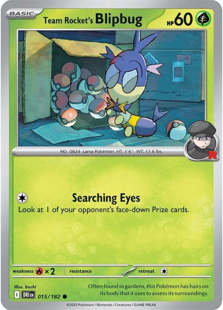 Image for Team Rocket's Blipbug (015/182) (SV10: Destined Rivals) - Pokemon