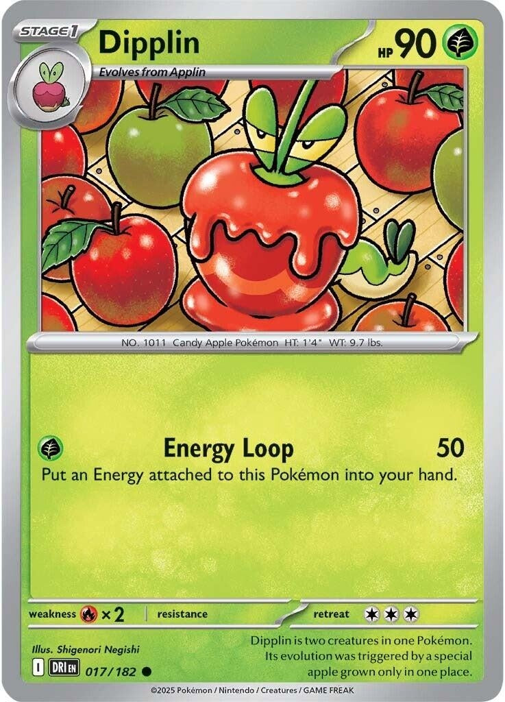 Image for Dipplin (017/182) (SV10: Destined Rivals) - Pokemon