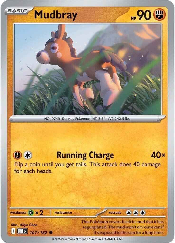 Image for Mudbray (107/182) (SV10: Destined Rivals) - Pokemon