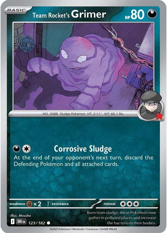 Image for Team Rocket's Grimer (123/182) (SV10: Destined Rivals) - Pokemon