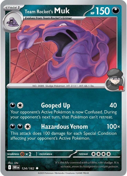 Image for Team Rocket's Muk (124/182) (SV10: Destined Rivals) - Pokemon