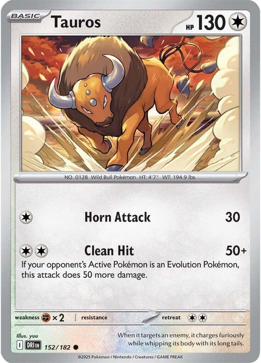 Image for Tauros (152/182) (SV10: Destined Rivals) - Pokemon