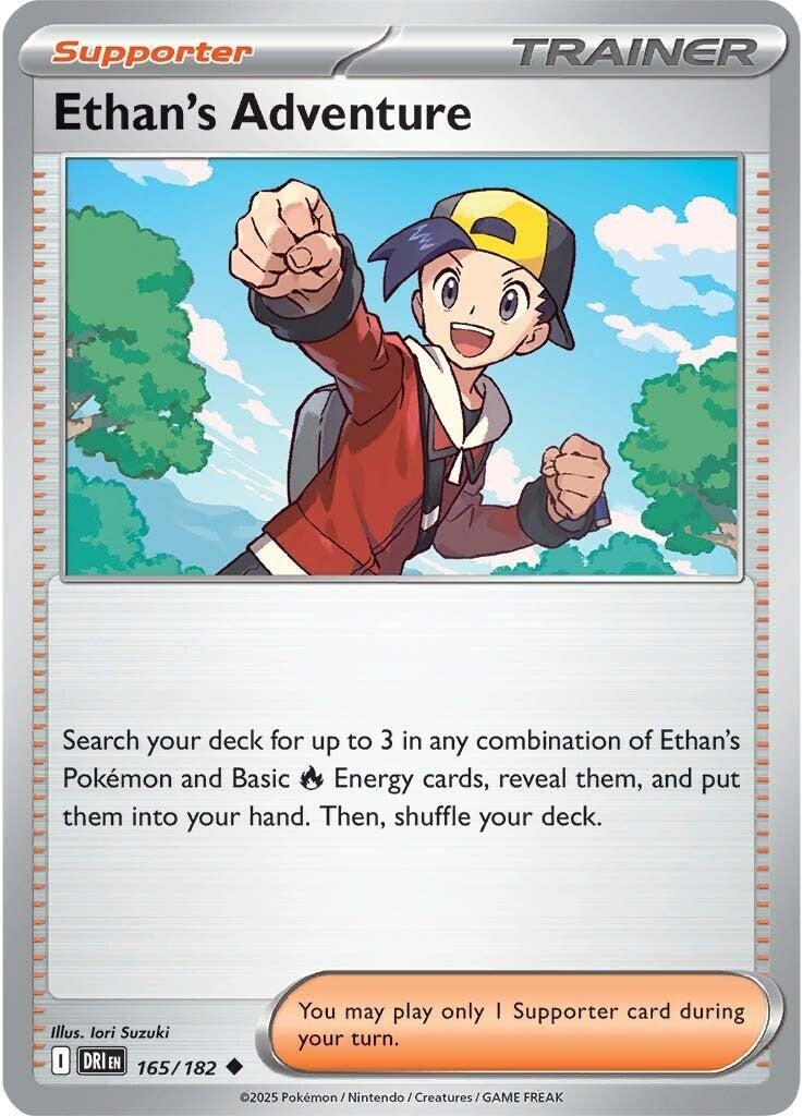 Image for Ethan's Adventure (165/182) (SV10: Destined Rivals) - Pokemon