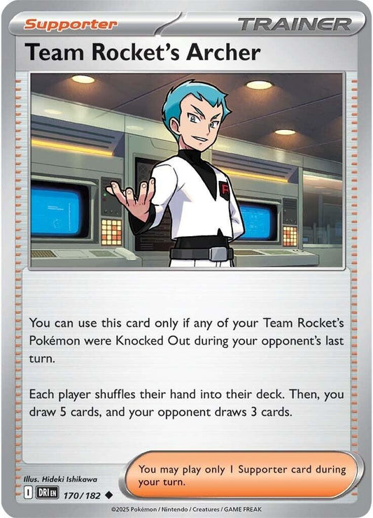 Image for Team Rocket's Archer (170/182) (SV10: Destined Rivals) - Pokemon