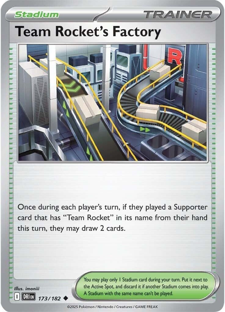 Image for Team Rocket's Factory (173/182) (SV10: Destined Rivals) - Pokemon