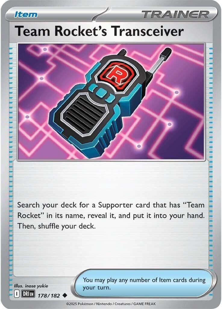 Image for Team Rocket's Transceiver (178/182) (SV10: Destined Rivals) - Pokemon