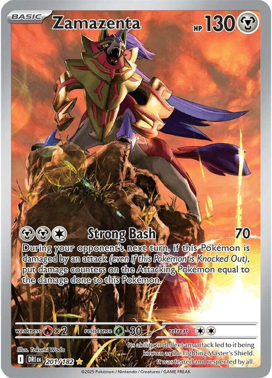 Image for Zamazenta (201/182) (SV10: Destined Rivals) - Pokemon