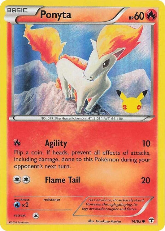 Image for Ponyta (UK Exclusive Promo) (014/083) (Miscellaneous Cards & Products) - Pokemon