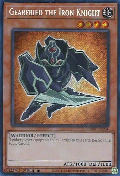 Image for Gearfried the Iron Knight (BLMM-EN004) (Battles of Legend: Monster Mayhem) (BLMM) - YuGiOh