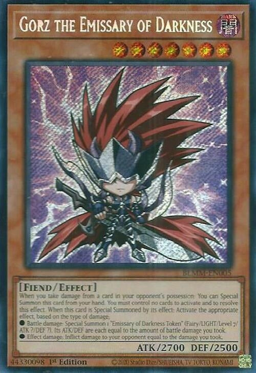 Image for Gorz the Emissary of Darkness (BLMM-EN005) (Battles of Legend: Monster Mayhem) (BLMM) - YuGiOh