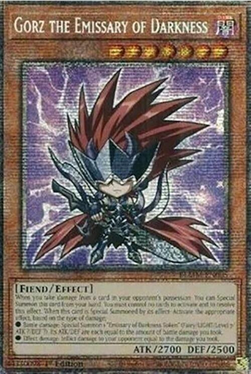 Image for Gorz the Emissary of Darkness (Starlight Rare) (BLMM-EN005) (Battles of Legend: Monster Mayhem) (BLMM) - YuGiOh
