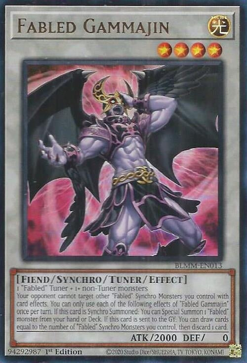 Image for Fabled Gammajin (BLMM-EN013) (Battles of Legend: Monster Mayhem) (BLMM) - YuGiOh