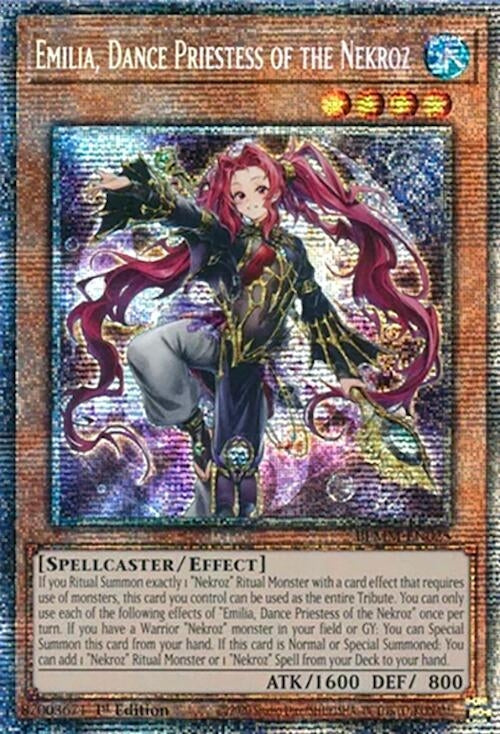 Image for Emilia, Dance Priestess of the Nekroz (Starlight Rare) (BLMM-EN025) (Battles of Legend: Monster Mayhem) (BLMM) - YuGiOh