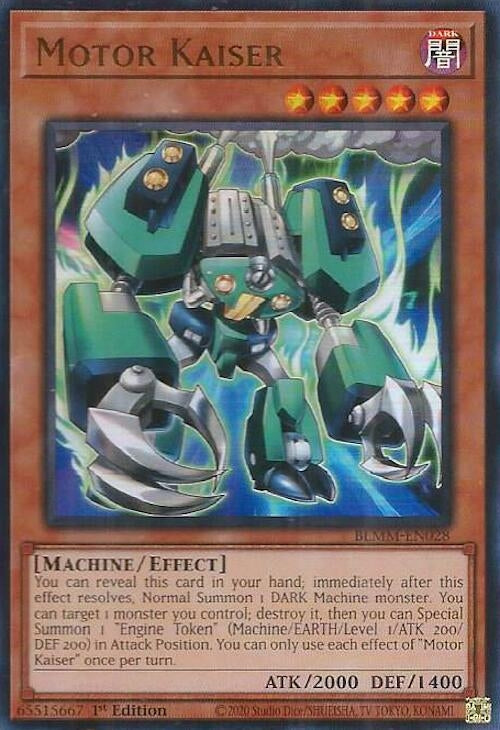 Image for Motor Kaiser (BLMM-EN028) (Battles of Legend: Monster Mayhem) (BLMM) - YuGiOh