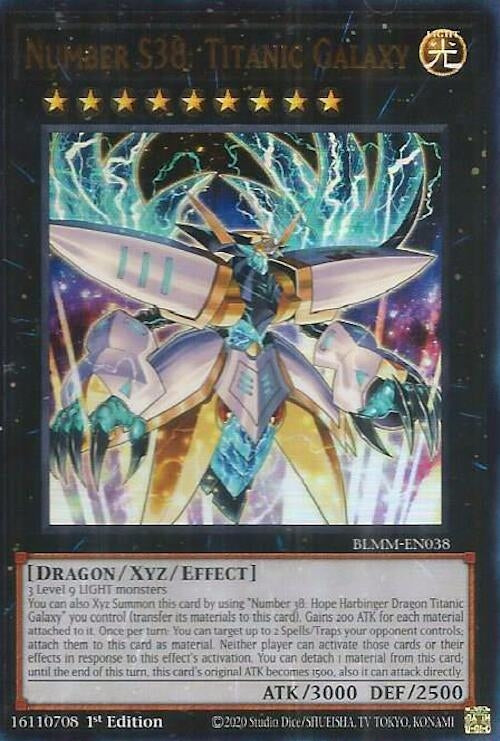 Image for Number S38: Titanic Galaxy (BLMM-EN038) (Battles of Legend: Monster Mayhem) (BLMM) - YuGiOh
