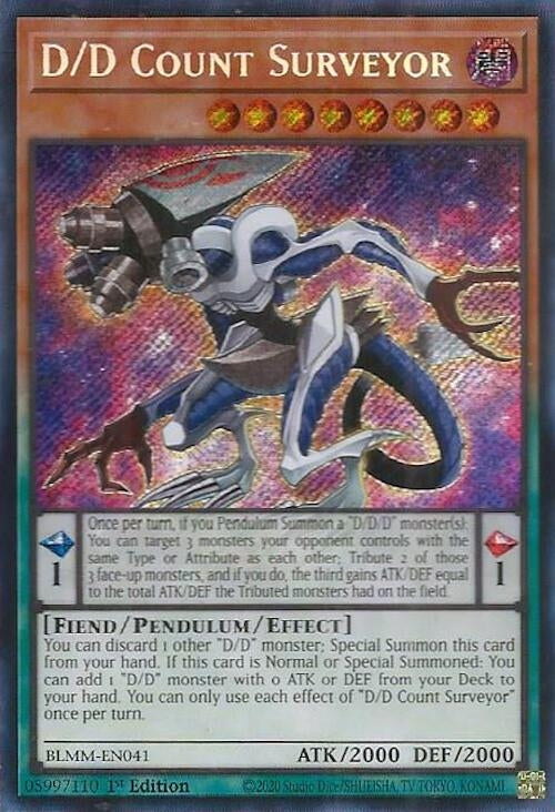 Image for D/D Count Surveyor (BLMM-EN041) (Battles of Legend: Monster Mayhem) (BLMM) - YuGiOh