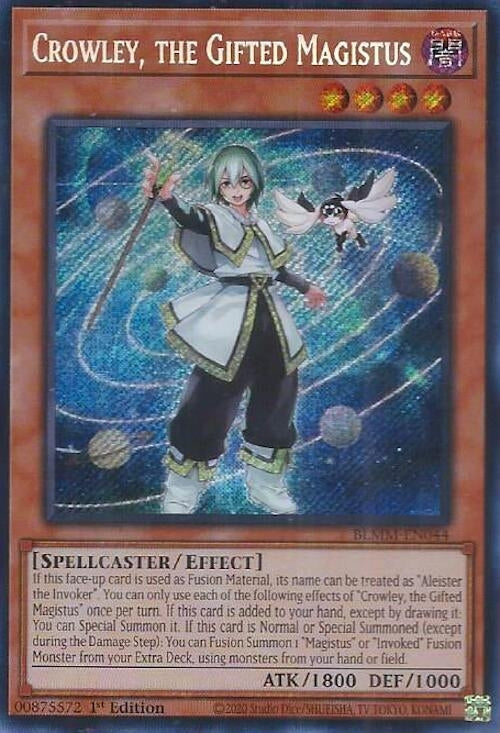 Image for Crowley, the Gifted Magistus (BLMM-EN044) (Battles of Legend: Monster Mayhem) (BLMM) - YuGiOh