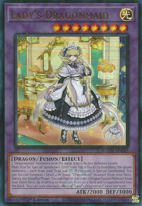 Image for Lady's Dragonmaid (BLMM-EN049) (Battles of Legend: Monster Mayhem) (BLMM) - YuGiOh