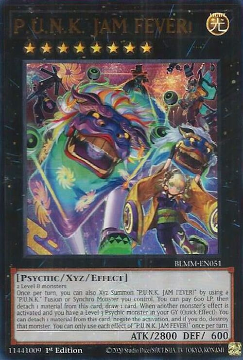 Image for P.U.N.K. JAM FEVER! (BLMM-EN051) (Battles of Legend: Monster Mayhem) (BLMM) - YuGiOh