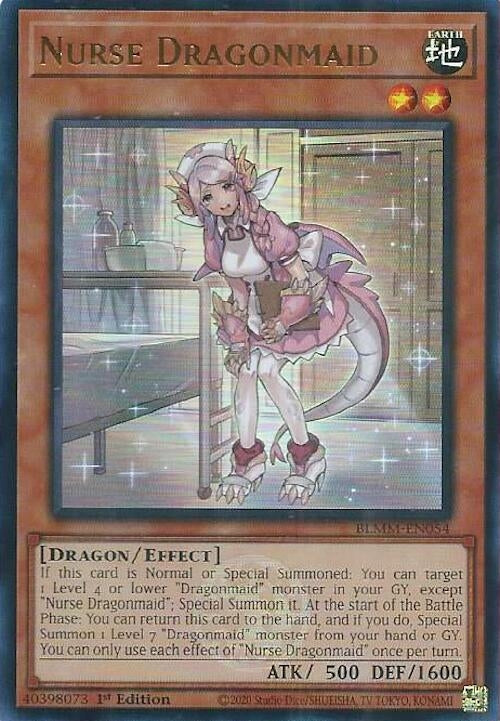 Image for Nurse Dragonmaid (BLMM-EN054) (Battles of Legend: Monster Mayhem) (BLMM) - YuGiOh