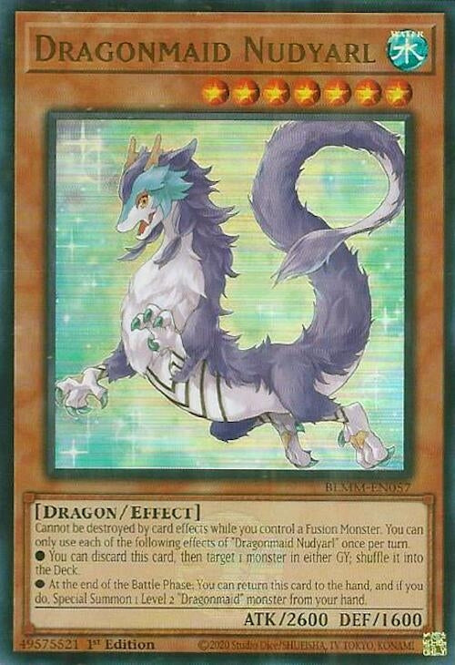Image for Dragonmaid Nudyarl (BLMM-EN057) (Battles of Legend: Monster Mayhem) (BLMM) - YuGiOh