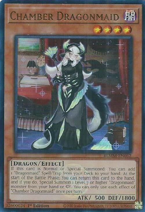 Image for Chamber Dragonmaid (BLMM-EN062) (Battles of Legend: Monster Mayhem) (BLMM) - YuGiOh