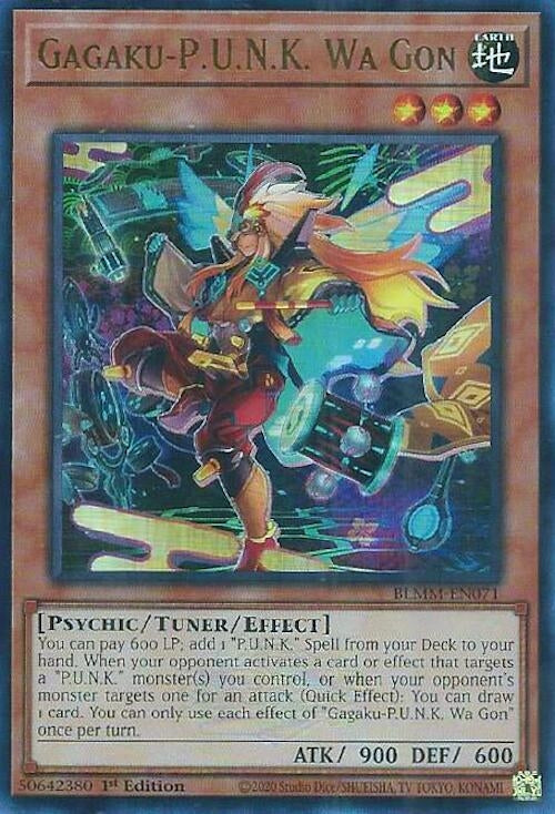 Image for Gagaku-P.U.N.K. Wa Gon (BLMM-EN071) (Battles of Legend: Monster Mayhem) (BLMM) - YuGiOh
