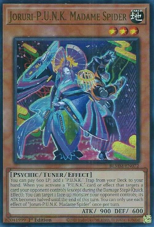 Image for Joruri-P.U.N.K. Madame Spider (BLMM-EN072) (Battles of Legend: Monster Mayhem) (BLMM) - YuGiOh