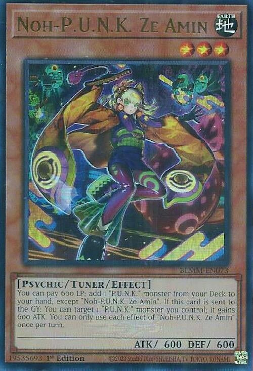 Image for Noh-P.U.N.K. Ze Amin (BLMM-EN073) (Battles of Legend: Monster Mayhem) (BLMM) - YuGiOh