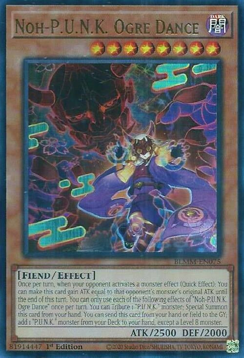 Image for Noh-P.U.N.K. Ogre Dance (BLMM-EN075) (Battles of Legend: Monster Mayhem) (BLMM) - YuGiOh