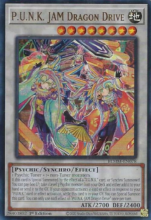 Image for P.U.N.K. JAM Dragon Drive (BLMM-EN078) (Battles of Legend: Monster Mayhem) (BLMM) - YuGiOh
