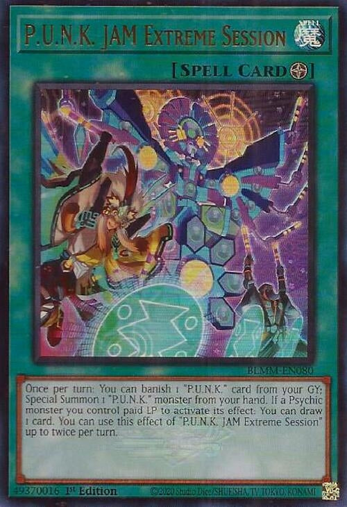 Image for P.U.N.K. JAM Extreme Session (BLMM-EN080) (Battles of Legend: Monster Mayhem) (BLMM) - YuGiOh