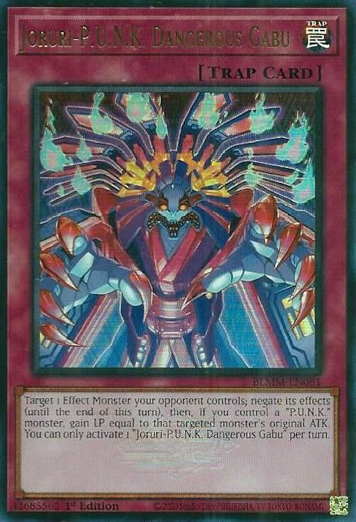 Image for Joruri-P.U.N.K. Dangerous Gabu (BLMM-EN081) (Battles of Legend: Monster Mayhem) (BLMM) - YuGiOh