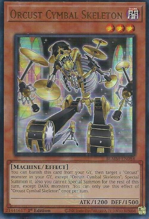 Image for Orcust Cymbal Skeleton (BLMM-EN084) (Battles of Legend: Monster Mayhem) (BLMM) - YuGiOh