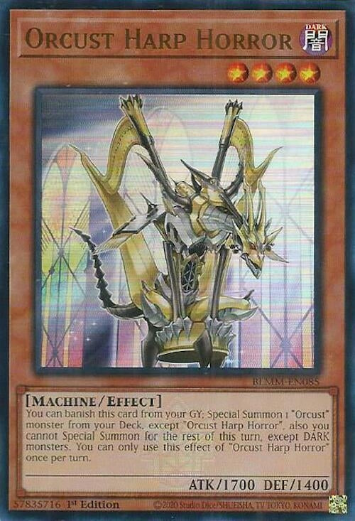 Image for Orcust Harp Horror (BLMM-EN085) (Battles of Legend: Monster Mayhem) (BLMM) - YuGiOh