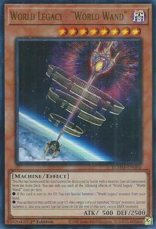 Image for World Legacy - "World Wand" (BLMM-EN086) (Battles of Legend: Monster Mayhem) (BLMM) - YuGiOh