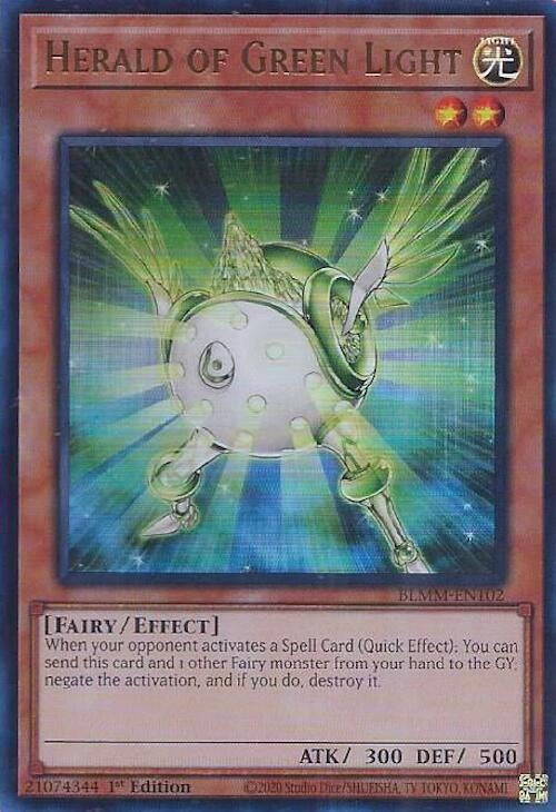 Image for Herald of Green Light (BLMM-EN102) (Battles of Legend: Monster Mayhem) (BLMM) - YuGiOh