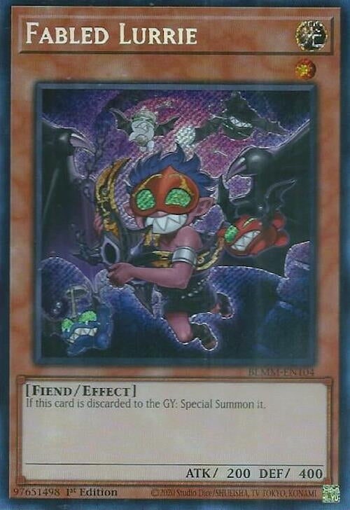 Image for Fabled Lurrie (BLMM-EN104) (Battles of Legend: Monster Mayhem) (BLMM) - YuGiOh