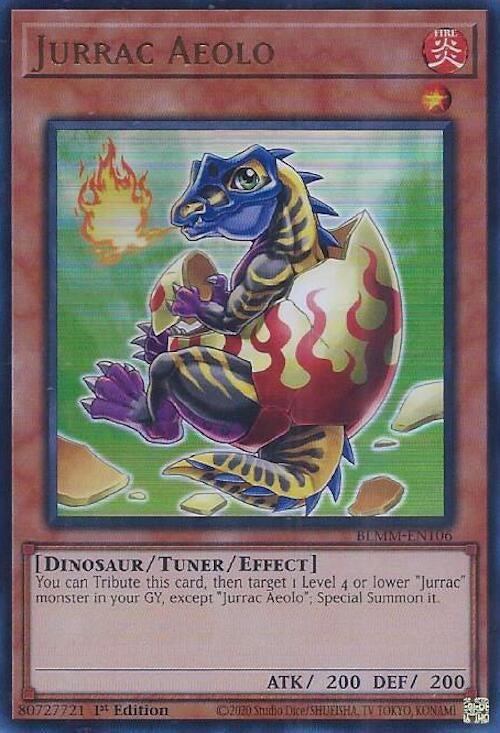 Image for Jurrac Aeolo (BLMM-EN106) (Battles of Legend: Monster Mayhem) (BLMM) - YuGiOh