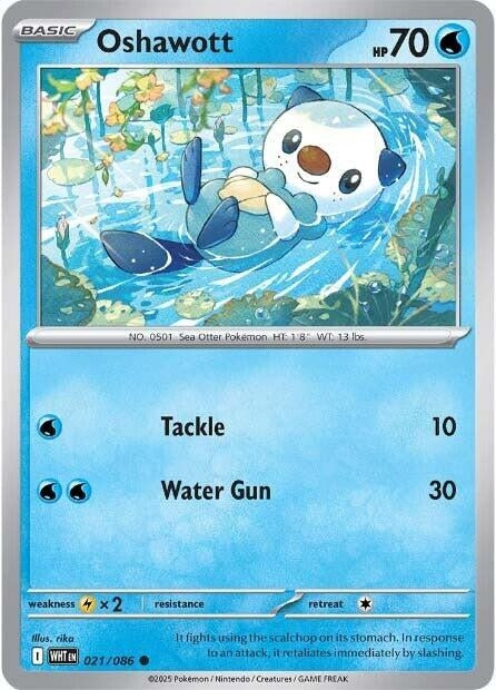 Image for Oshawott (021/086) (SV: White Flare) - Pokemon