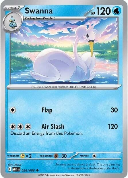 Image for Swanna (026/086) (SV: White Flare) - Pokemon